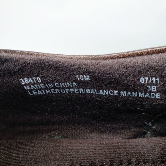 Clarks Bendables Brown Leather Heeled Loafers 10M - Picture 10 of 11